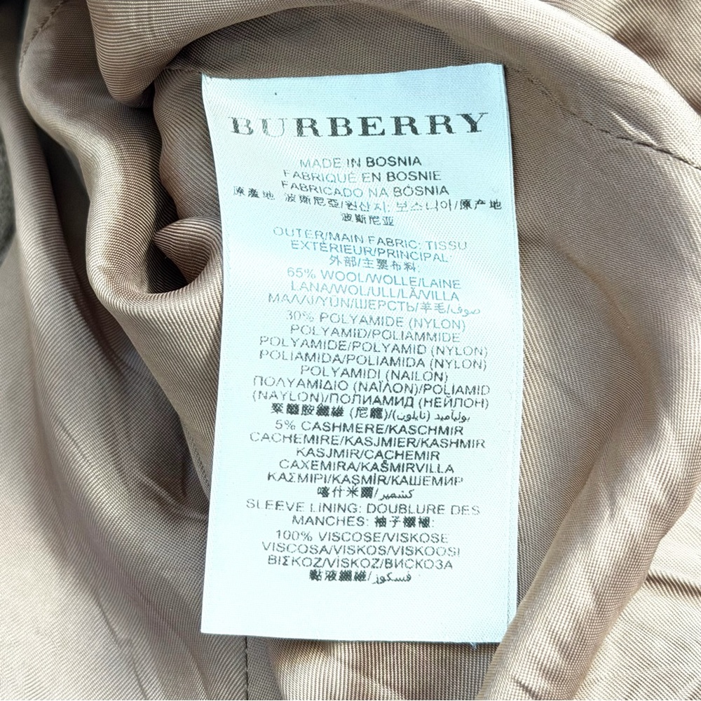 BURBERRY BRIT | Wool Blend Coat - Picture 12 of 12
